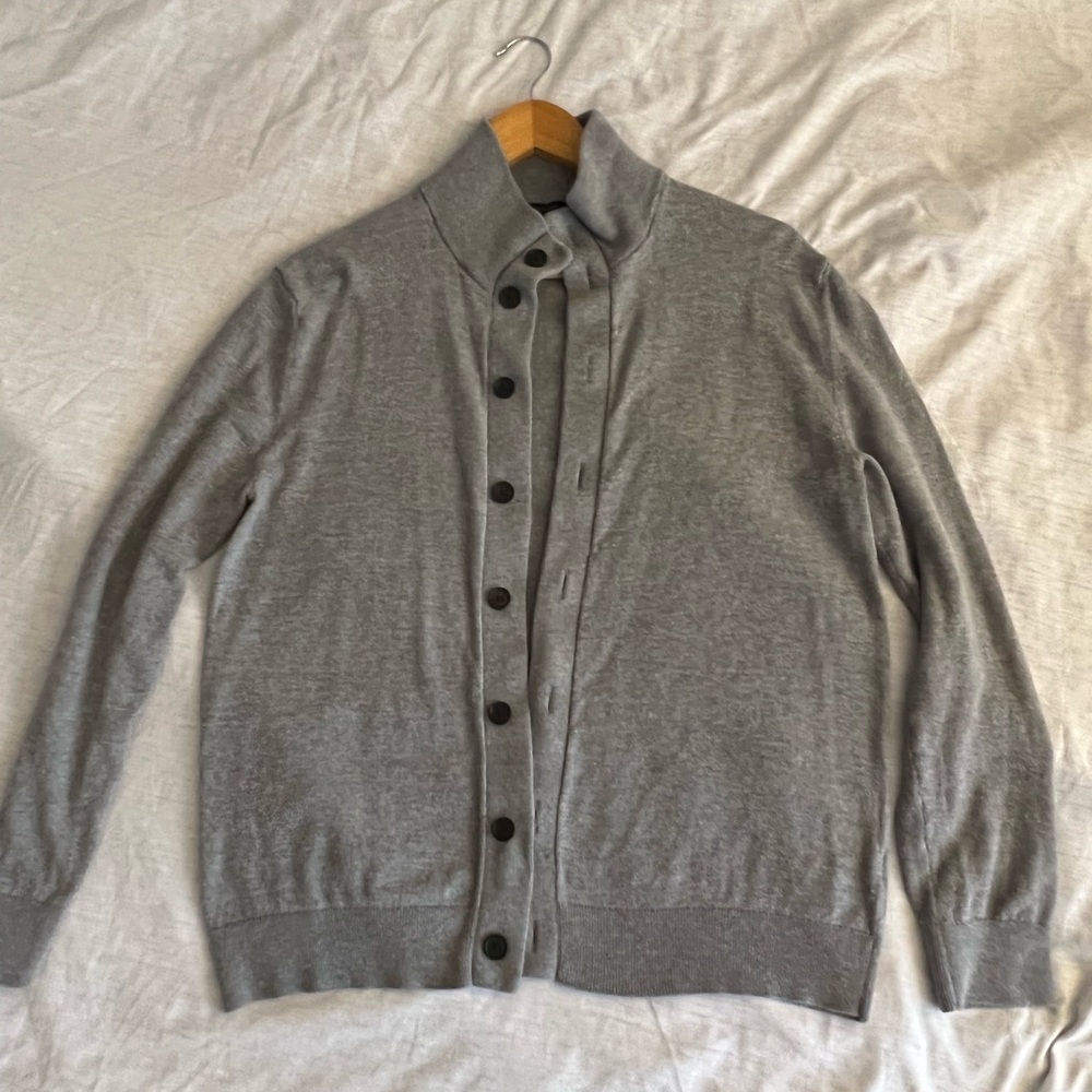 Banana Republic Grey Cardigan M